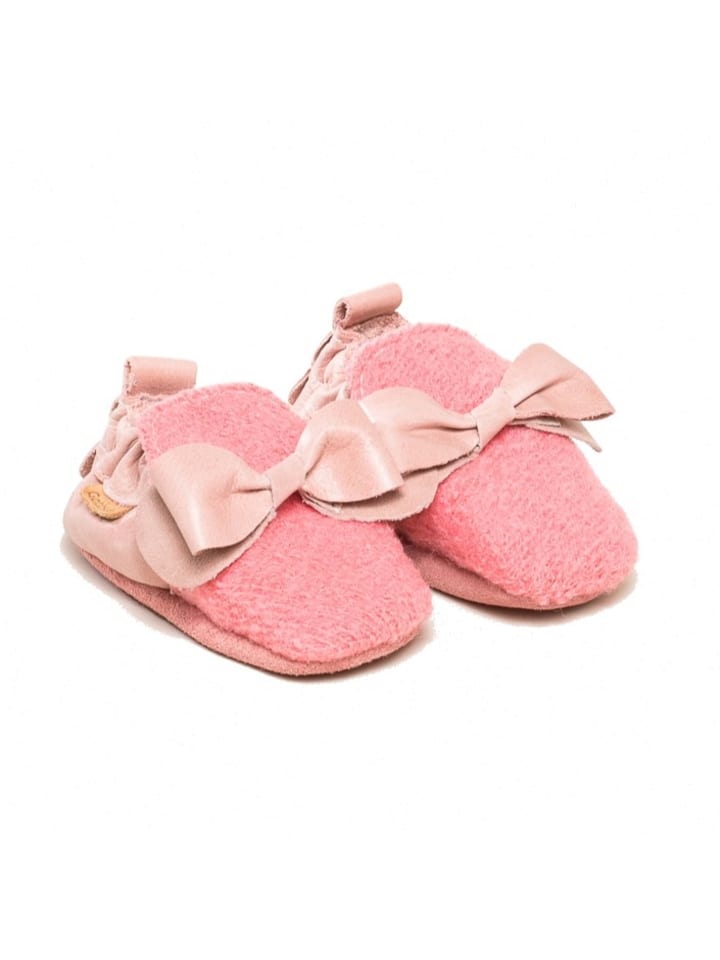Gottstein Krabbelschuhe Bow in pink günstig kaufen