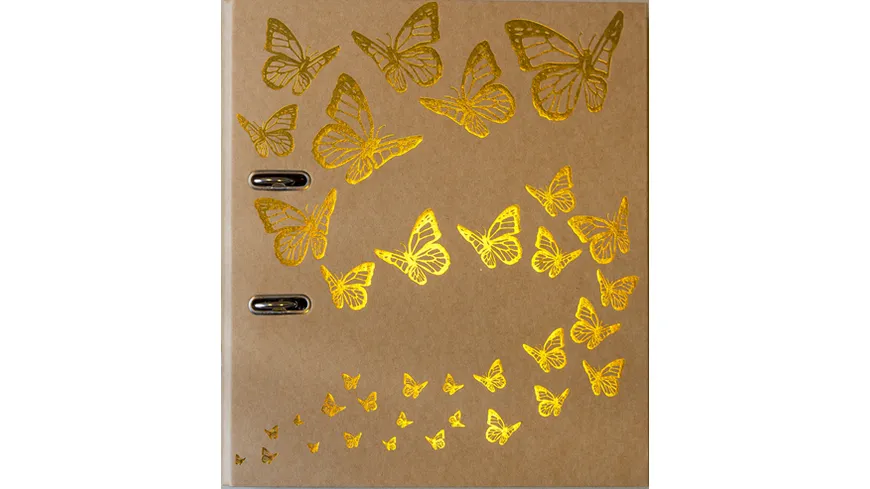 Ordner A4 breit Craft mit Schmetterling 2.0 sortiert