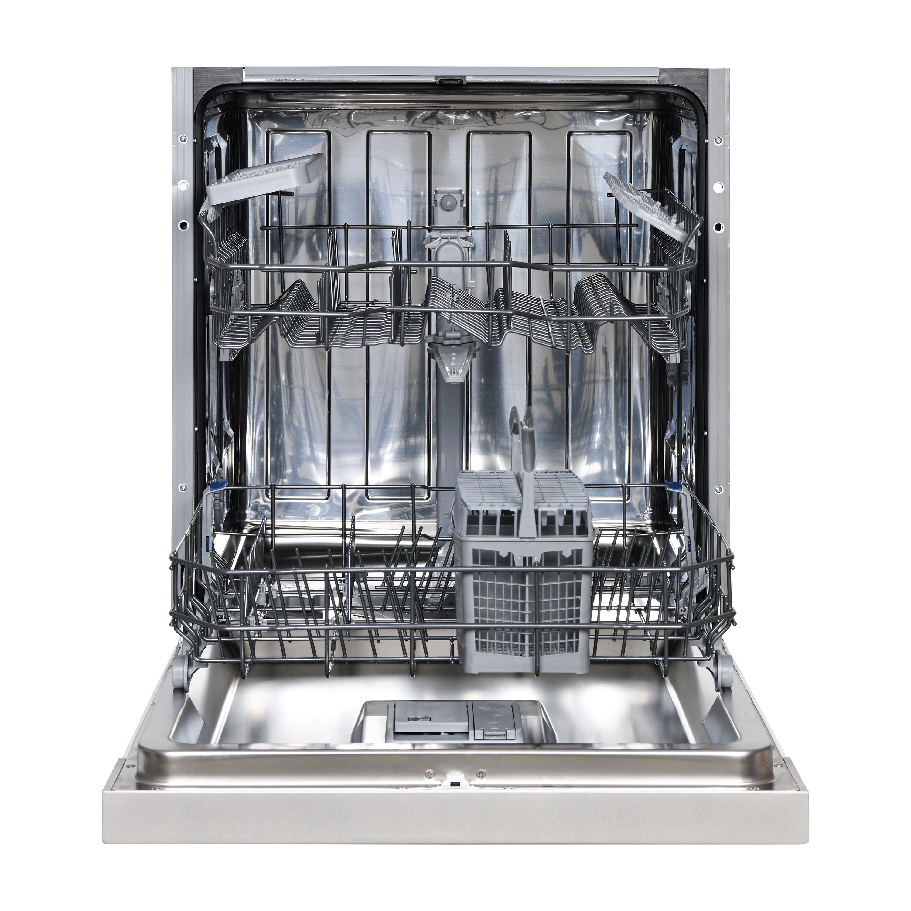 Telefunken teilintegrierbarer Geschirrspüler, ES60T14E, 12 l, 14 Maßgedecke, Einbauspülmaschine, 60 cm, 6 Programme, Überlaufschutz