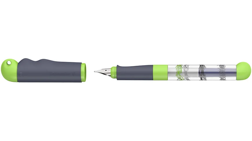 Schneider Füllhalter Base Kid Feder A grau/grün