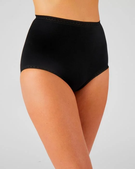 Lot de 3 culottes maxi coton stretch + 1 GRATUITE.
