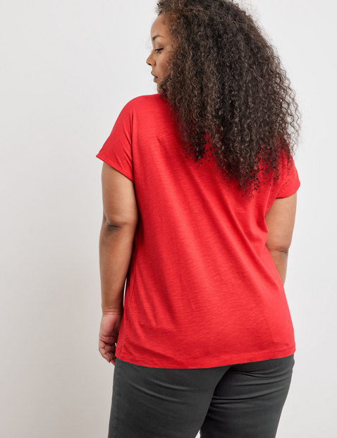 T-Shirt mit verziertem Wording