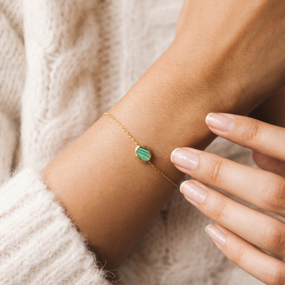 my jolie candle Bougie bracelet malachite Bougie