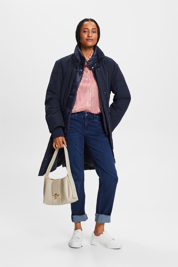 Jeans mit gerader Passform und mittelhohem Bund