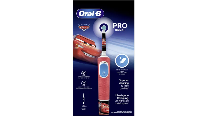 Oral-B Vitality Elektrische Zahnbürste Pro 103 Kids Cars