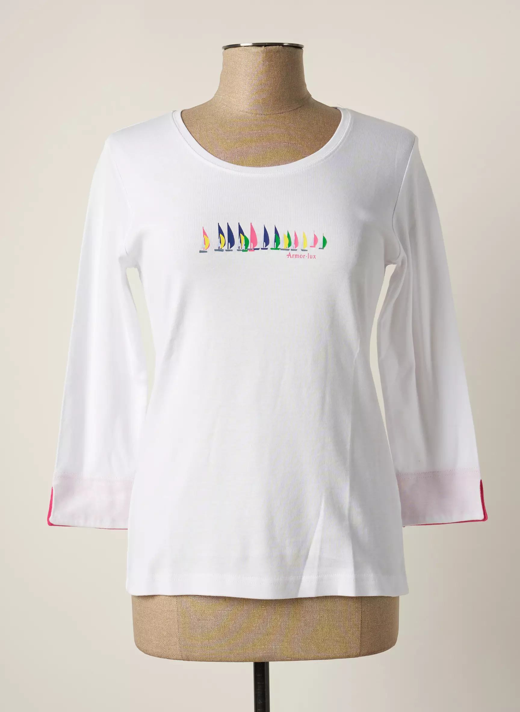 Armor Lux Tshirts Femme couleur blanc