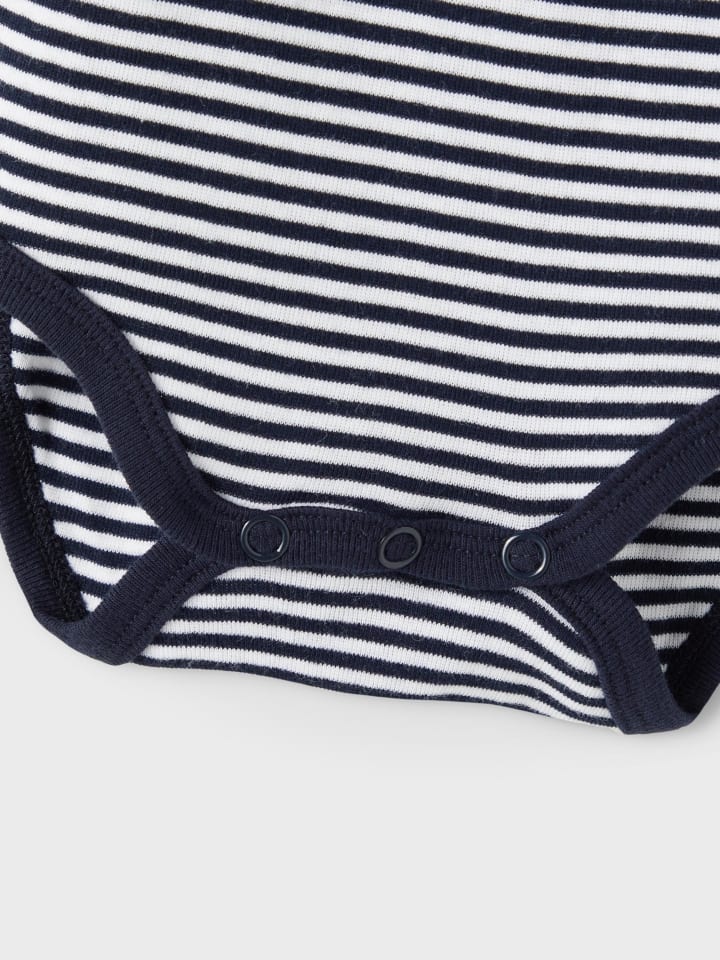 name it Baby kurzarm Body im 3er Pack mit Elefanten Motiv in Blau günstig kaufen