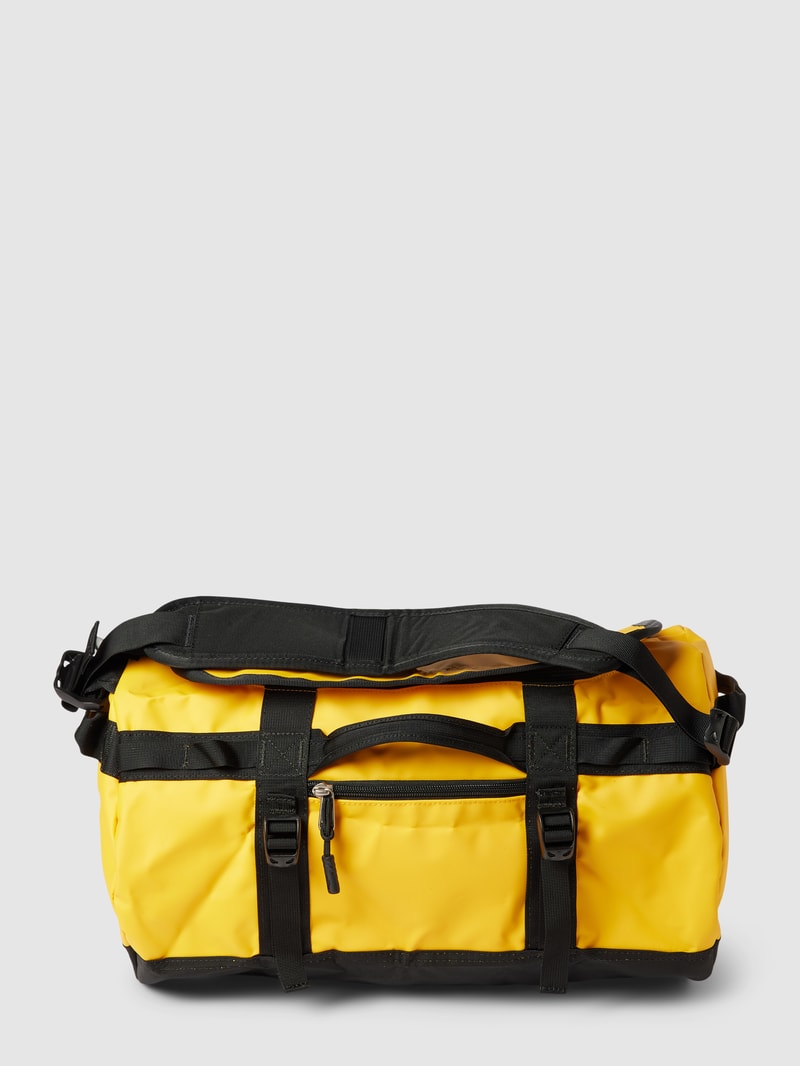Sporttasche mit Label-Print Modell 'BASE CAMP DUFFEL XS' in gelb