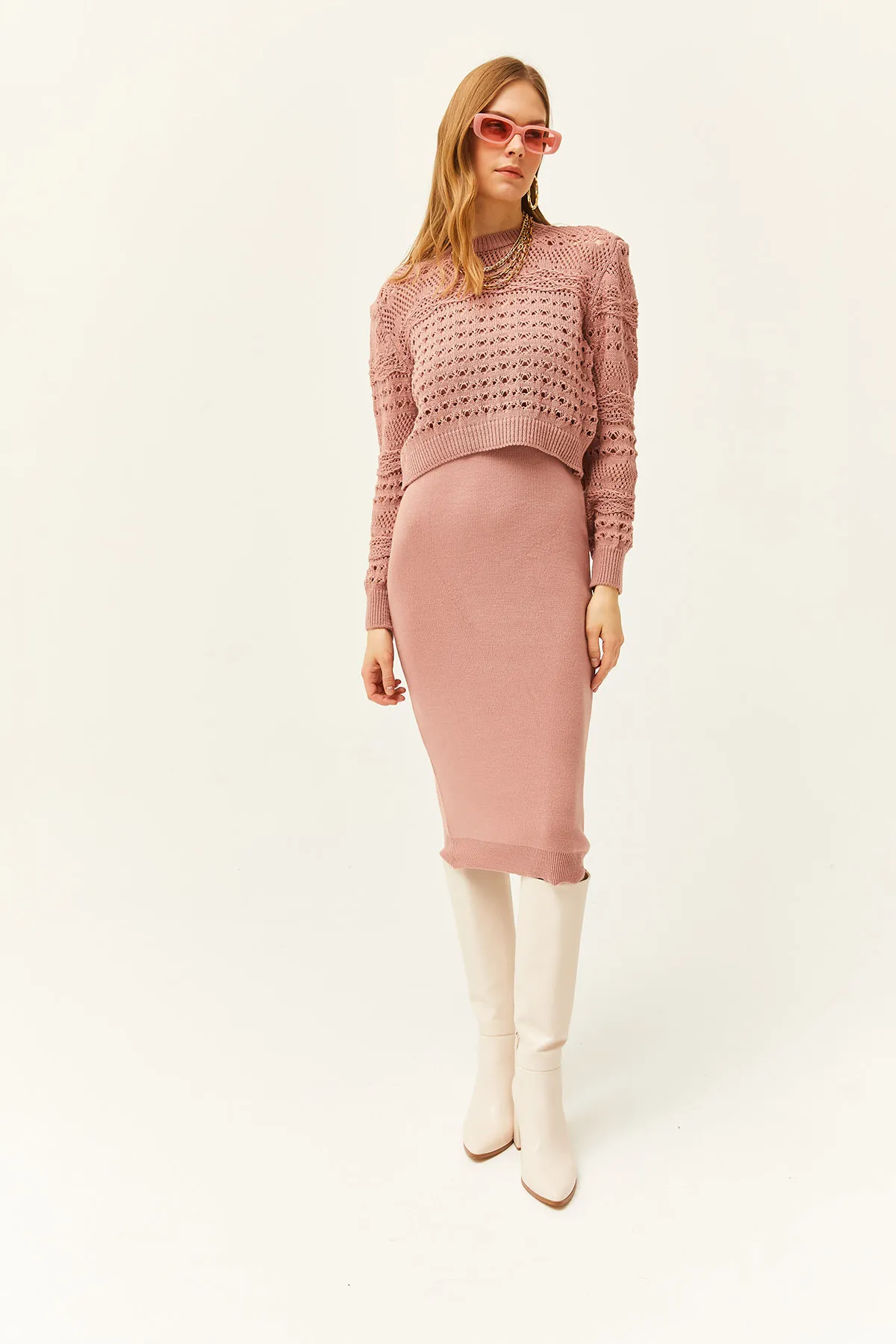 Olalook  Zweiteiler - Rosa - Regular Fit