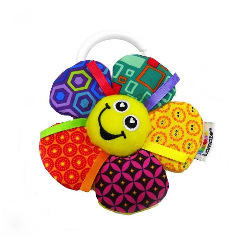 Lot Camille la chenille multi-activités et 1 mini clip fleur Lamaze