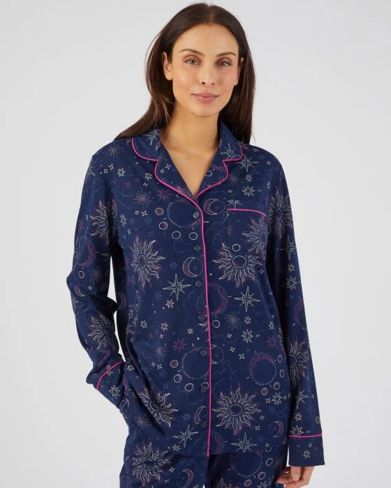 Pyjama boutonné maille jersey souple chaude Thermolactyl