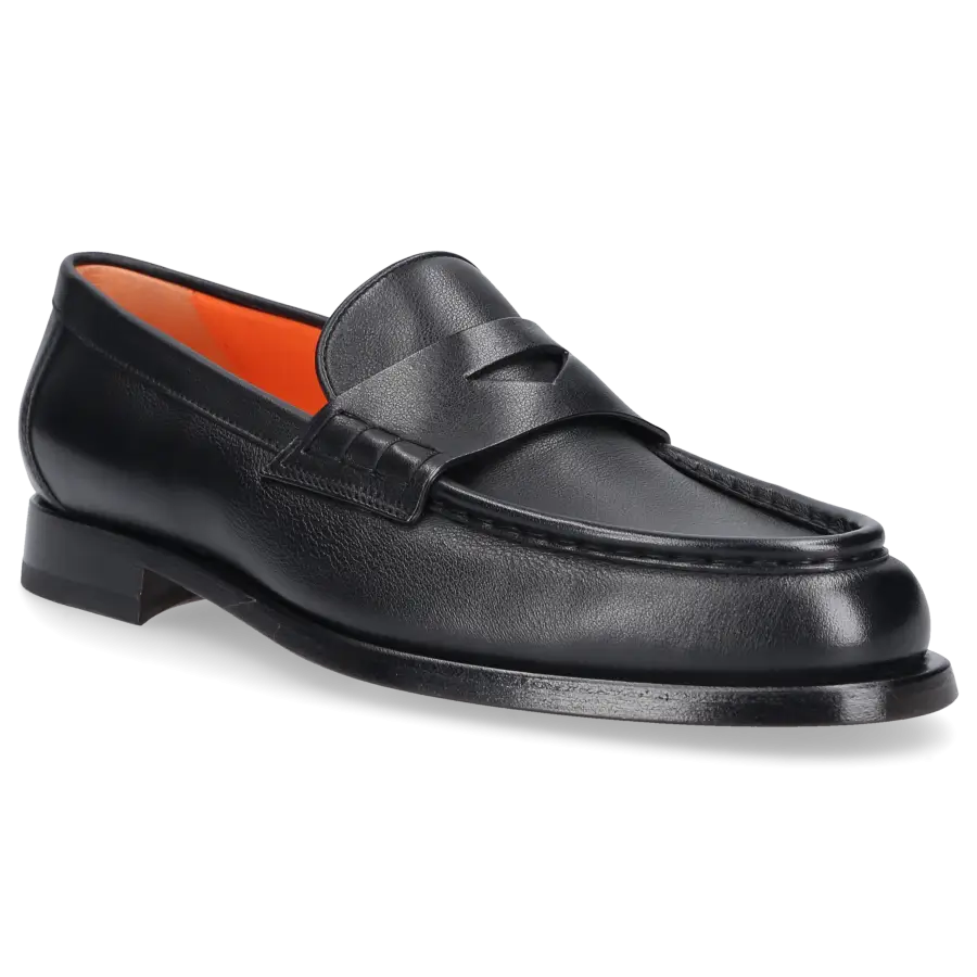 Santoni - Loafer 59462 Kalbsleder - schwarz