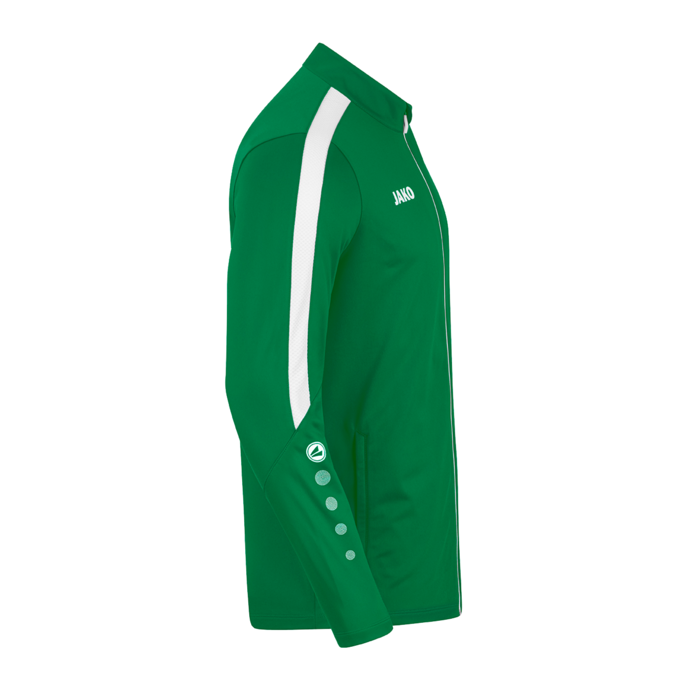 JAKO Power Polyesterjacke Grün Weiss F200