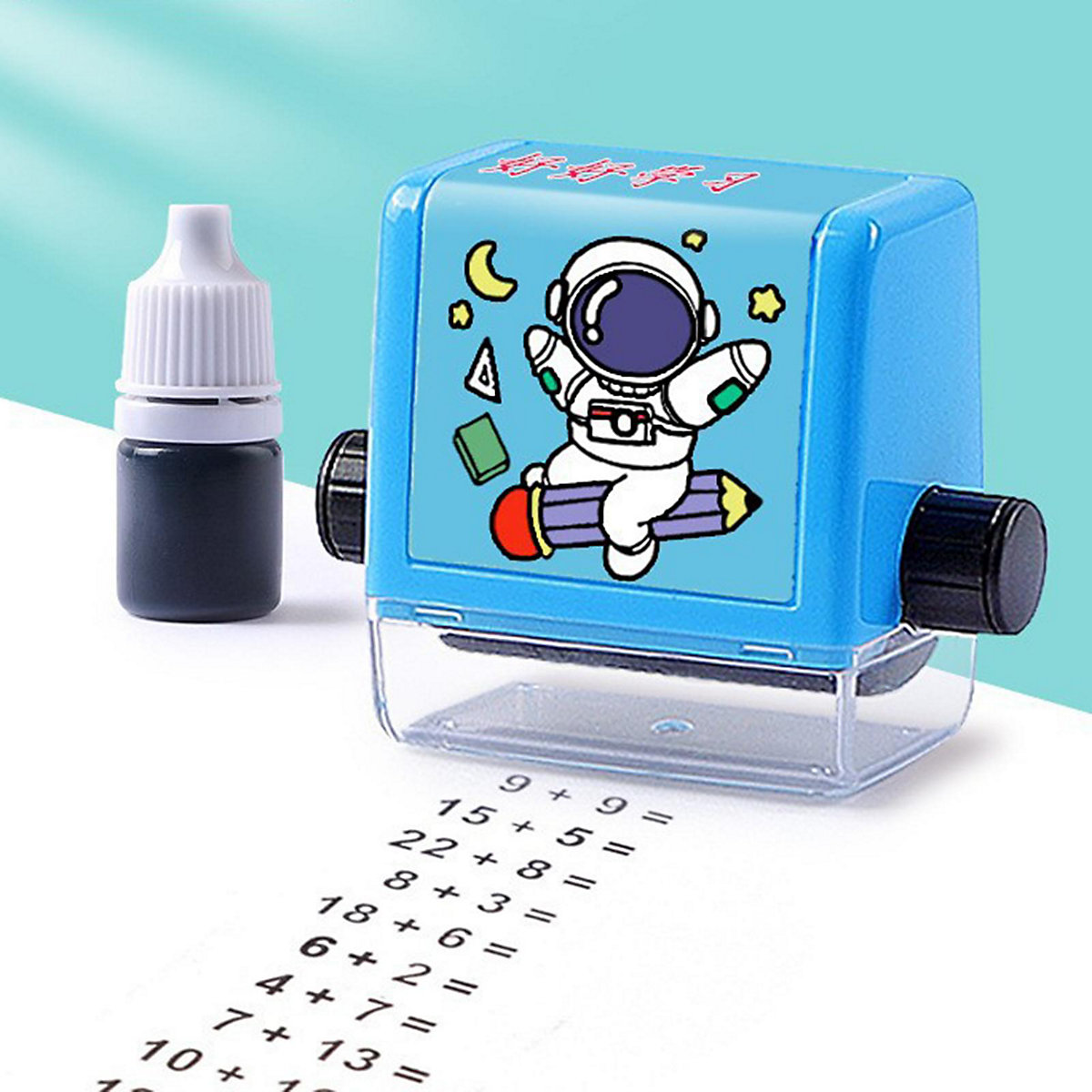 frler Mathematik Rollstempel für Addition Subtraktion Division Stempel für Kinder