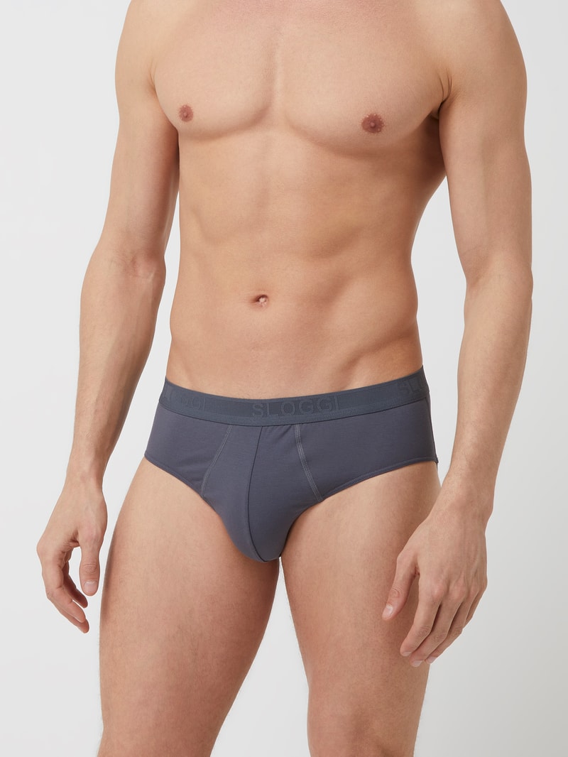 Slip mit Stretch-Anteil in dunkelgrau