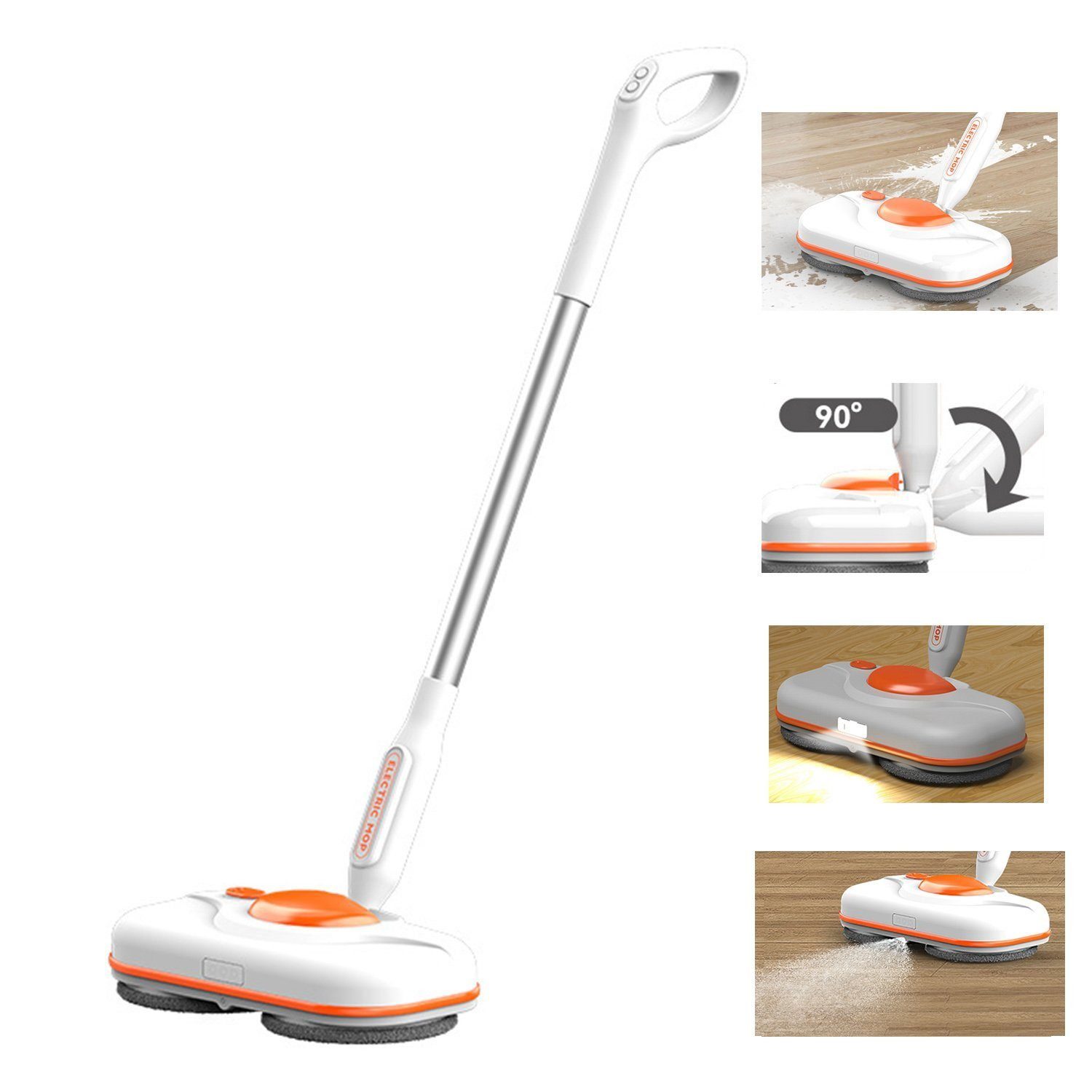 IBETTER Wischmopp Akku-Wischmopp, Akku-Spray-Mopp,30 W,kabelloser Elektro-Mopp, 30,00 W