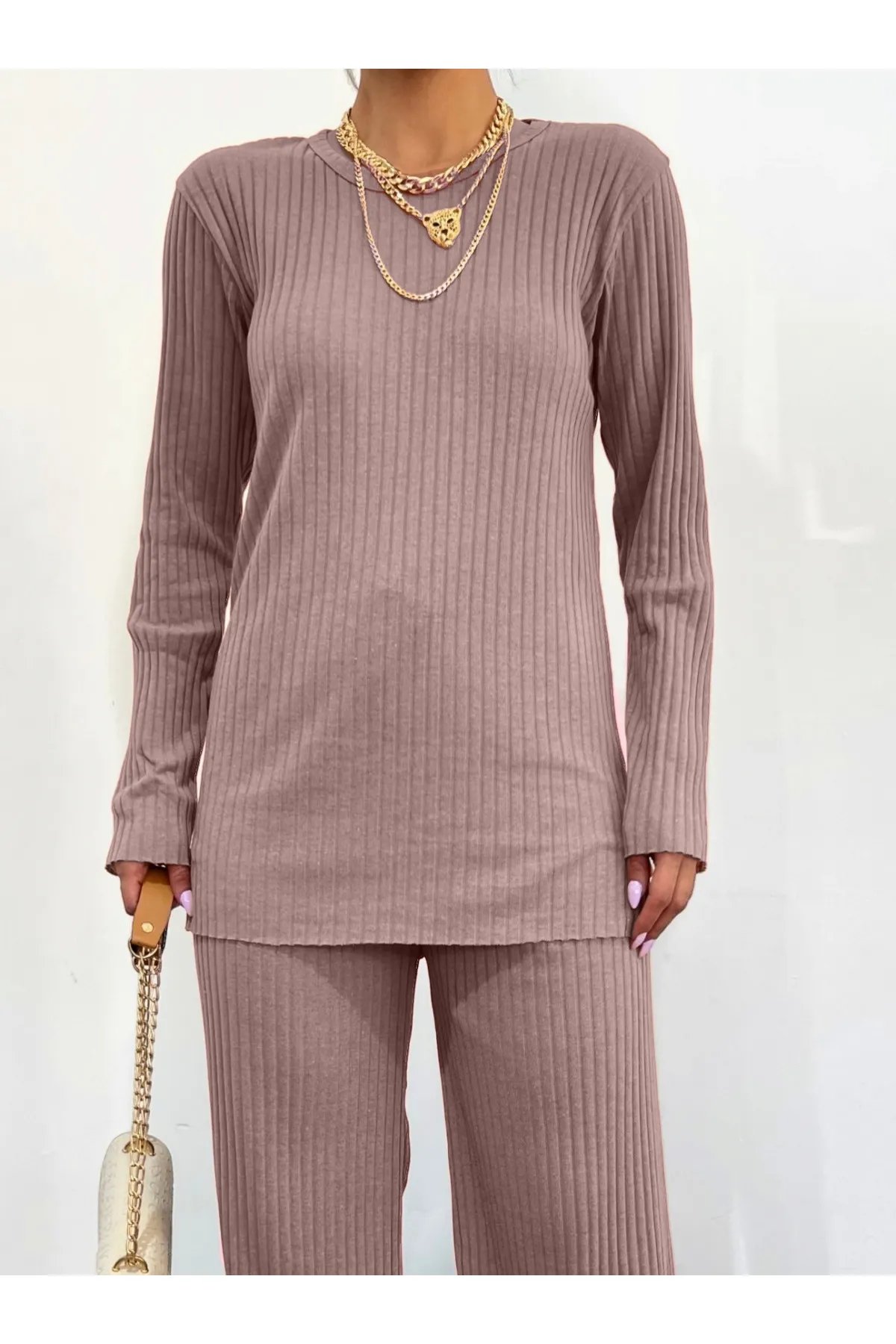 Modamorfo  Camisole-Set mit Rundhalsausschnitt