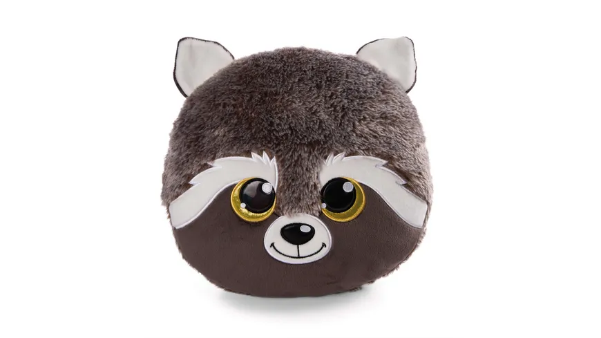 NICI GLUBSCHIS Kissen WASCHBÄR CLOONEY 33X32