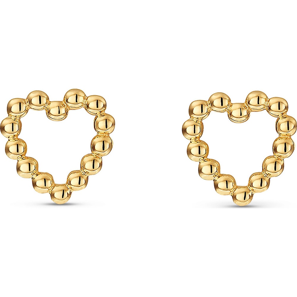 Valeria Boucles d'oreilles à fermoir à poussette 375 Or jaune Boucles d'oreilles
