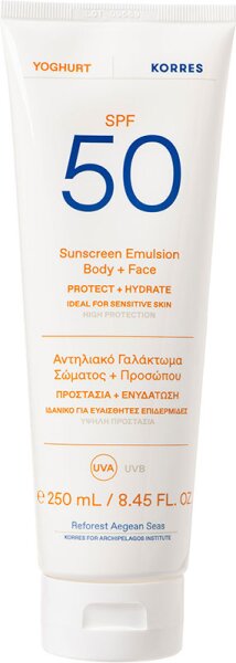KORRES Yoghurt Für Körper Und Gesicht SPF-50 Sonnenlotion