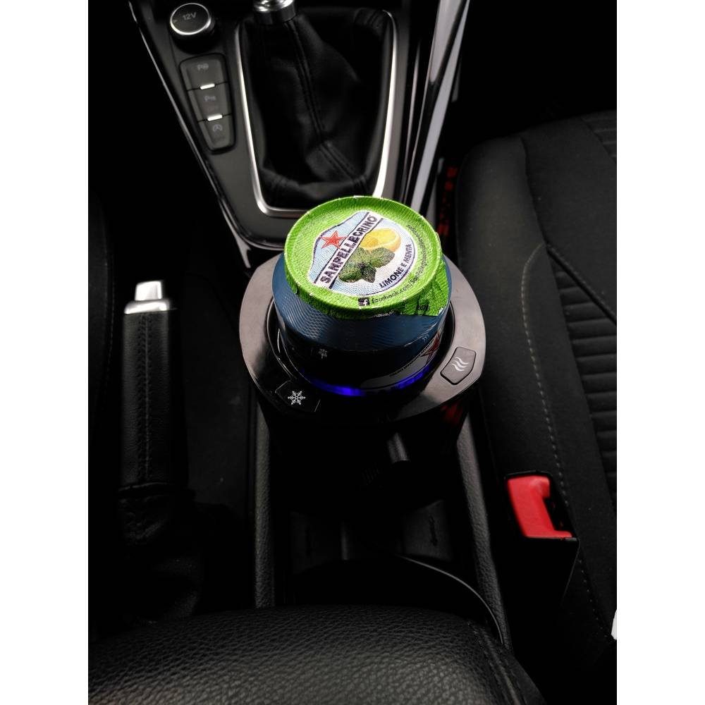 Seecode Kühlbox Getränkekühler-/ Heizer Car-Cup Co