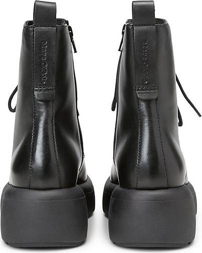 Marc O'Polo Schnürstiefel aus glattem Kalbleder