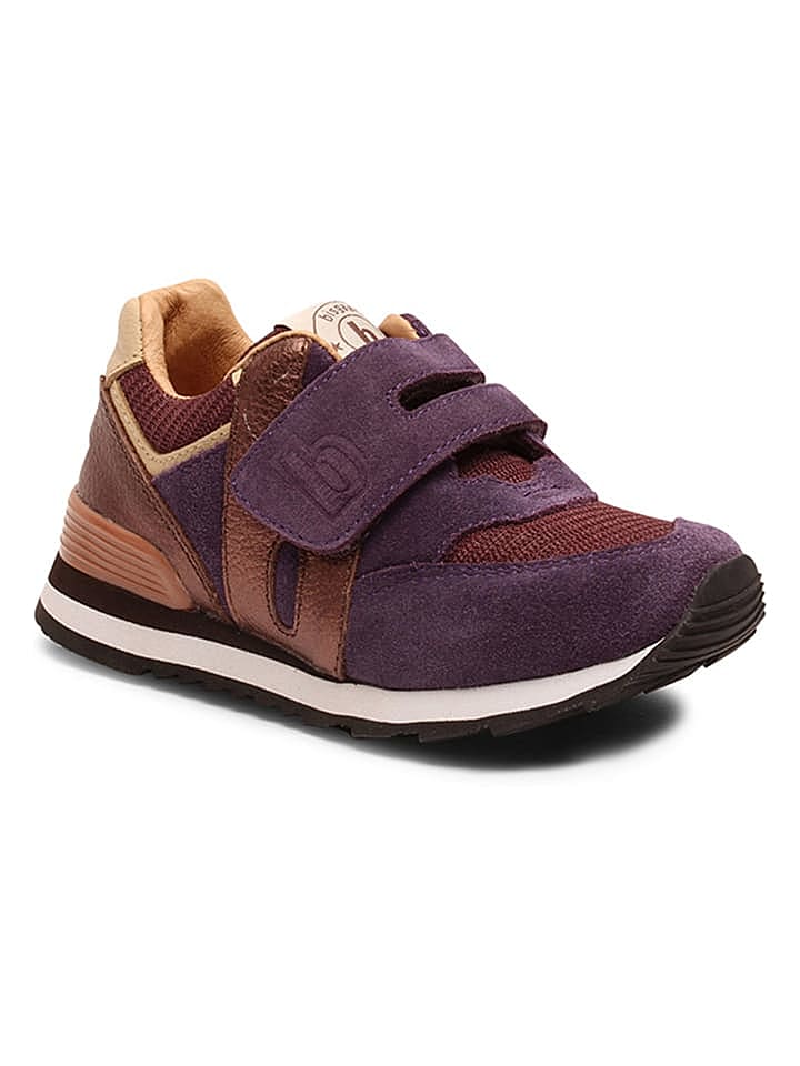 bisgaard Leder-Sneakers in Lila günstig kaufen 32