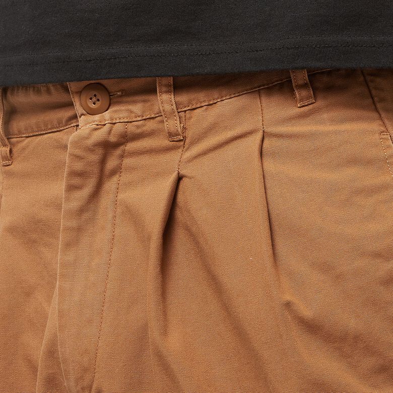 NIKE Life Pleated Chino Short ale brown/white