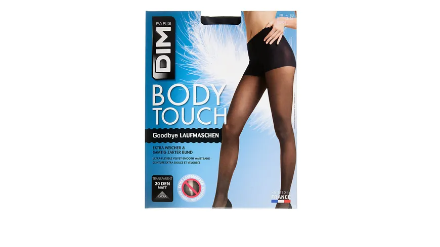 DIM Damen Feinstrumpfhose Body Touch Absolut Resist 20 DEN noir