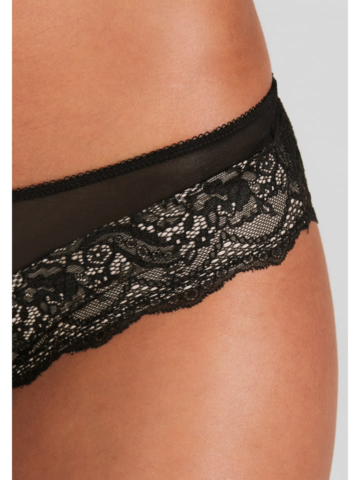 s.Oliver Set: Schalen-BH in schwarz-caramel günstig kaufen