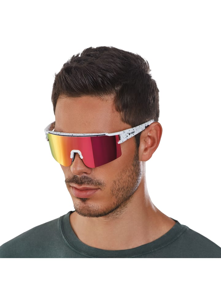 YEAZ SUNTHRILL SET Sport-Sonnenbrille Weiß/Blau in weiß / rosa günstig kaufen onesize