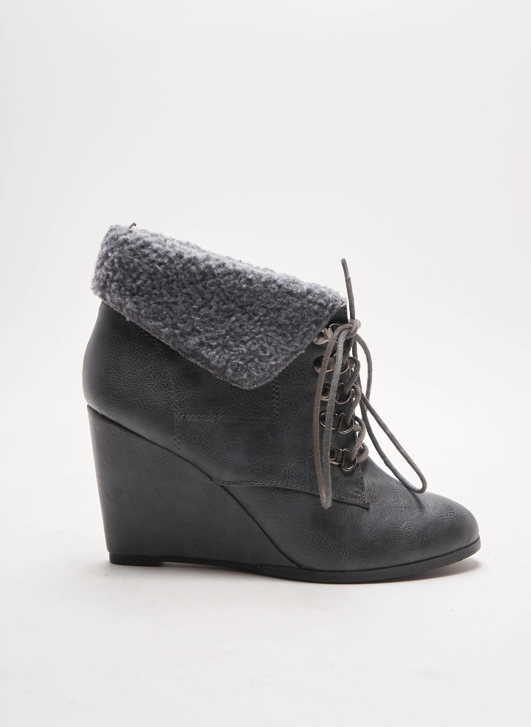 Bonobo Bottines Femme couleur gris