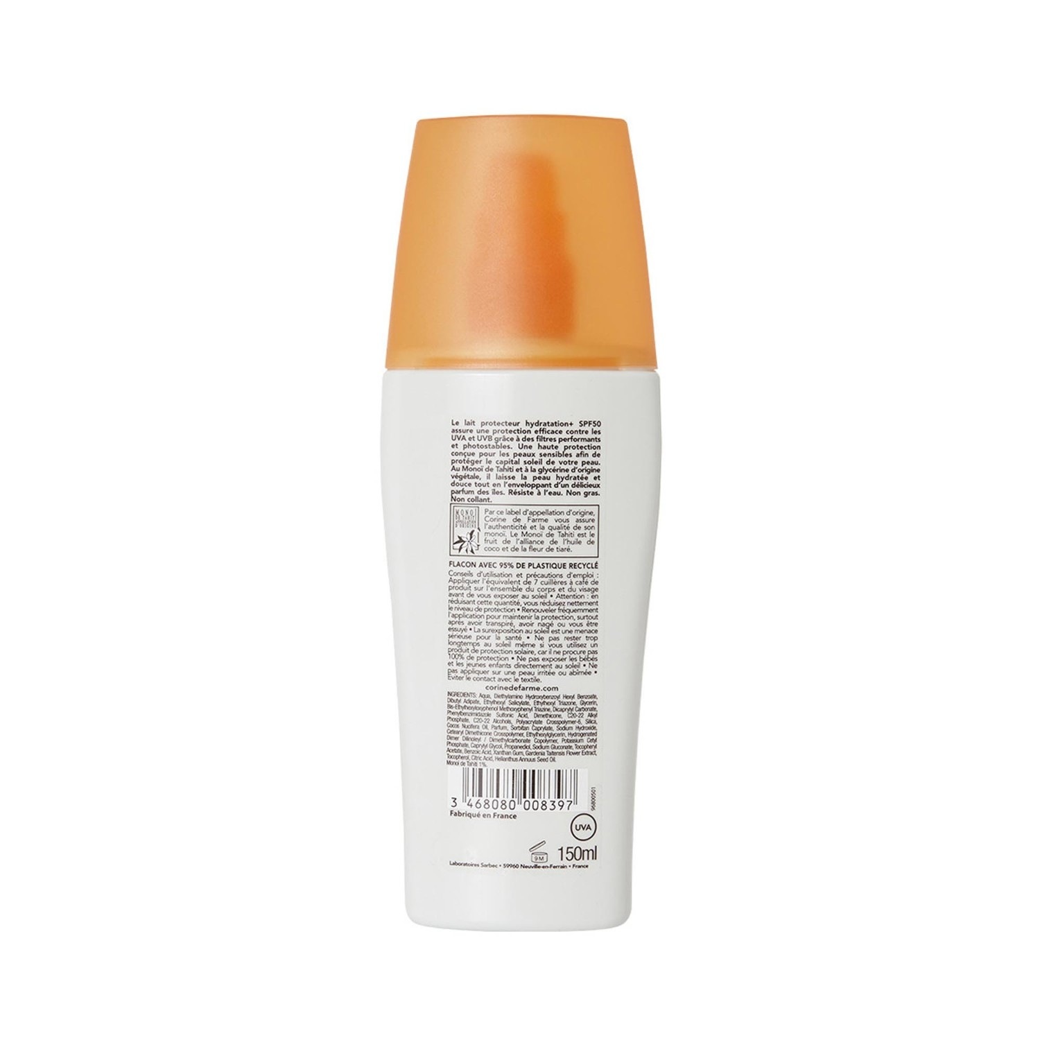 CORINE DE FARME OCHRANNÉ HYDRATAČNÉ MLIEKO + SPF 50