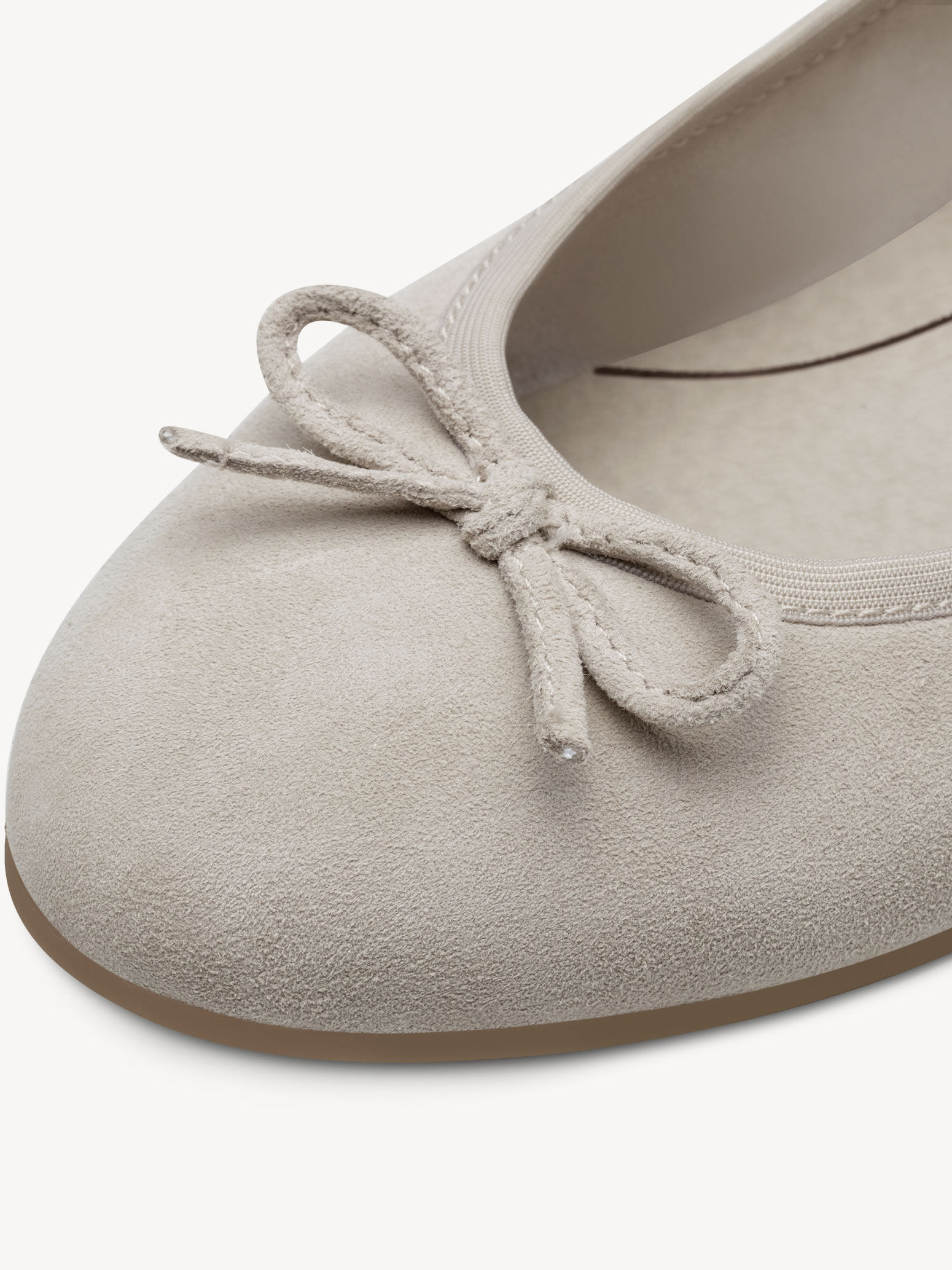 Ballerine en cuir - beige