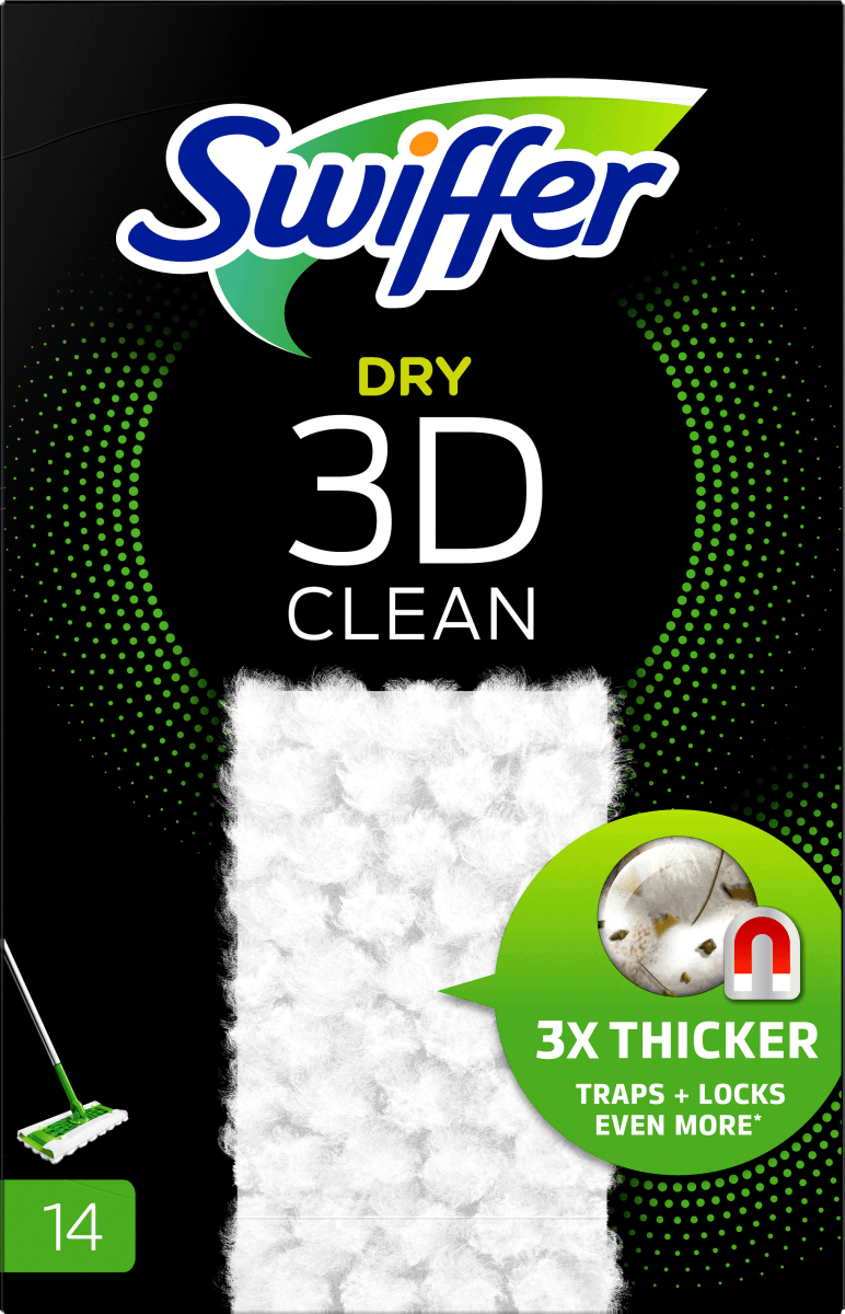 Trockene Bodentücher 3D Nachfüllpack, 14 St