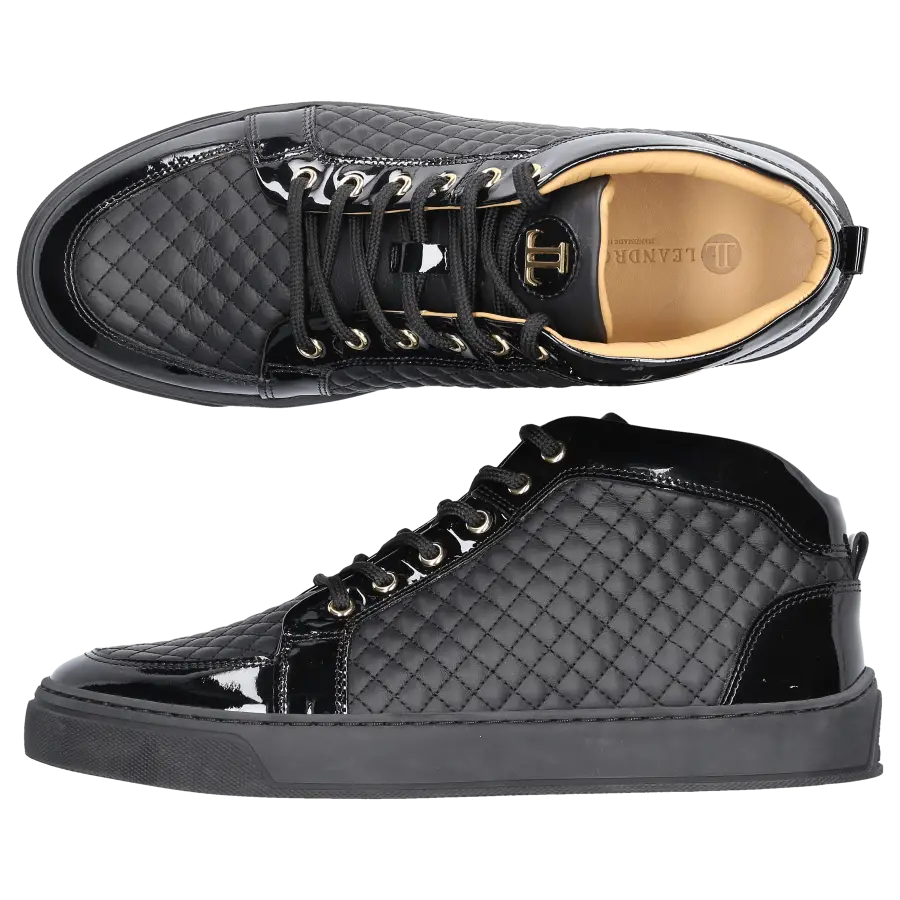 Leandro Lopes - Sneaker high EZIO Kalbsleder - schwarz