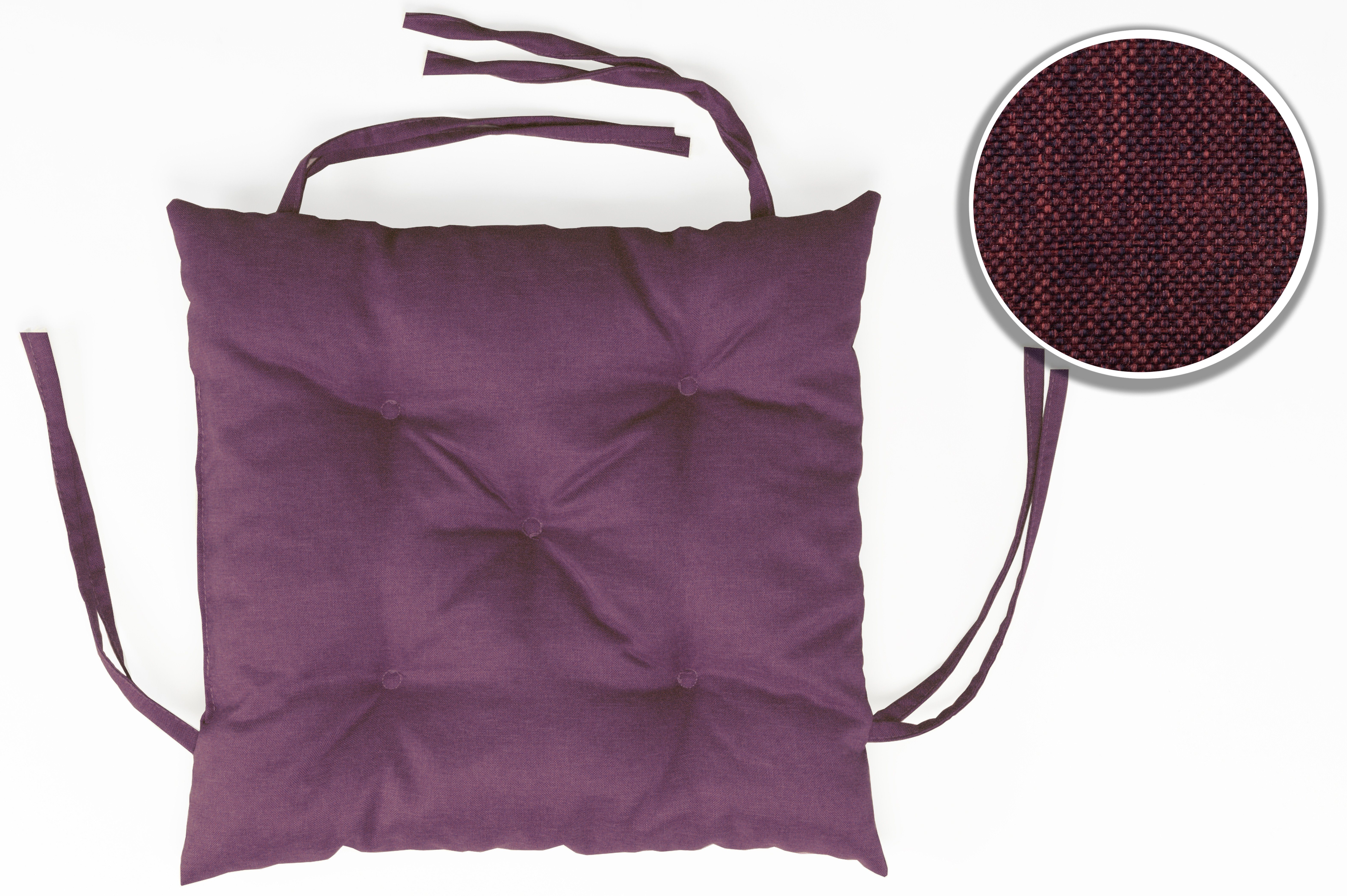 sunnypillow Bankauflage Bankauflage Stuhlkissen viele Farben und Größen zur Auswahl, 40 x 40 cm violett