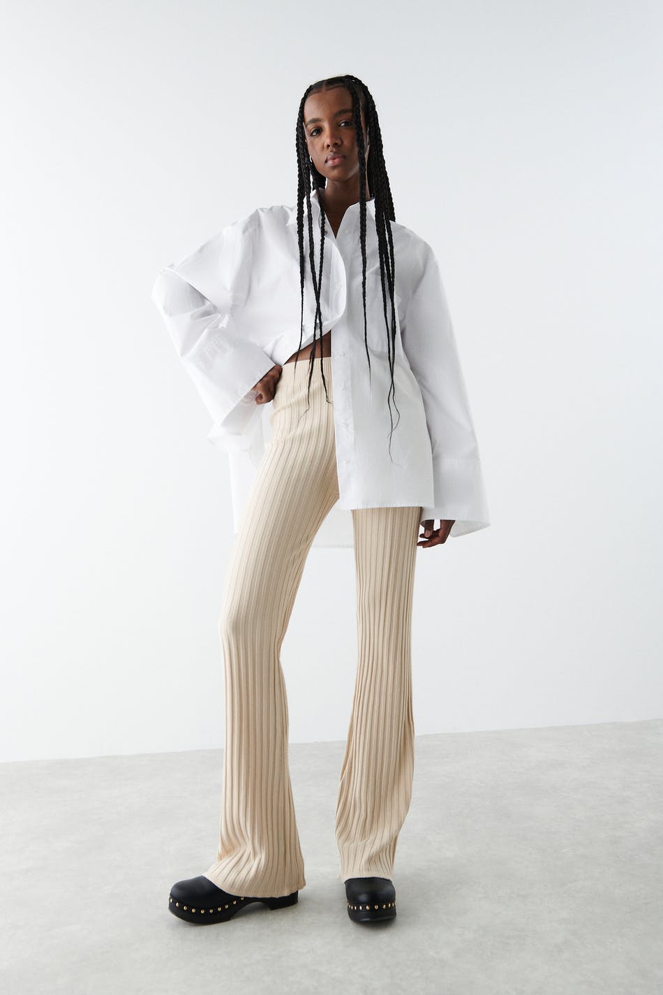Fleur knitted trousers