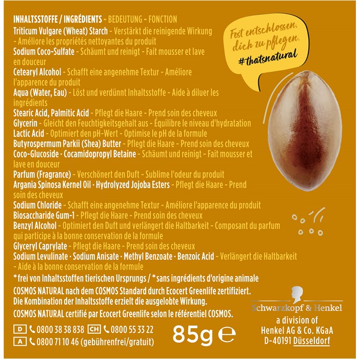 Festes Shampoo Nährpflege