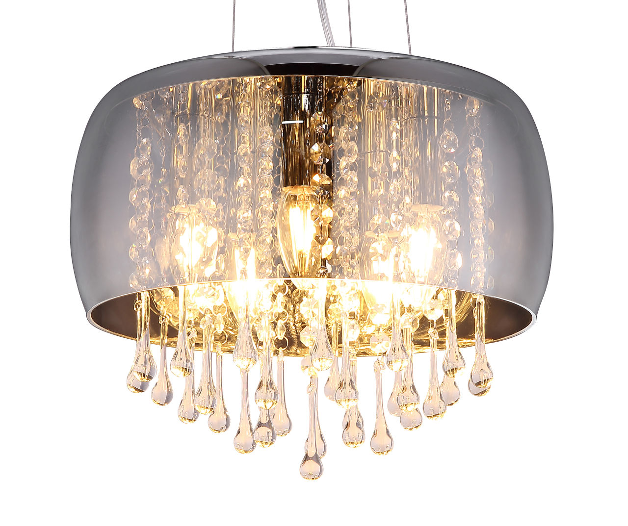 Globo Lighting - KALLA - Hängeleuchte Metall verchromt, 5x E14