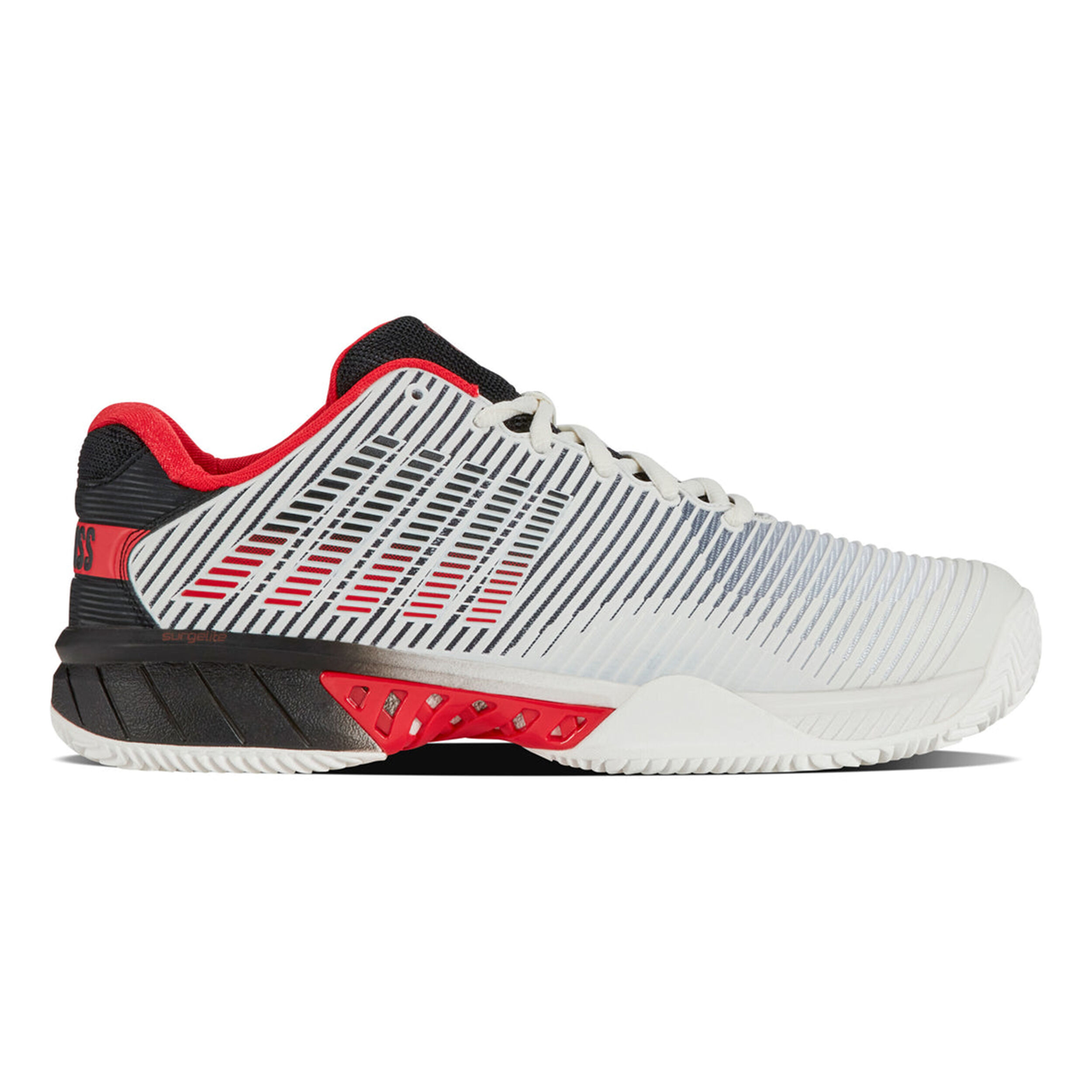 Hypercourt Express 2 HB Sandplatzschuh Herren - Weiß, Schwarz
