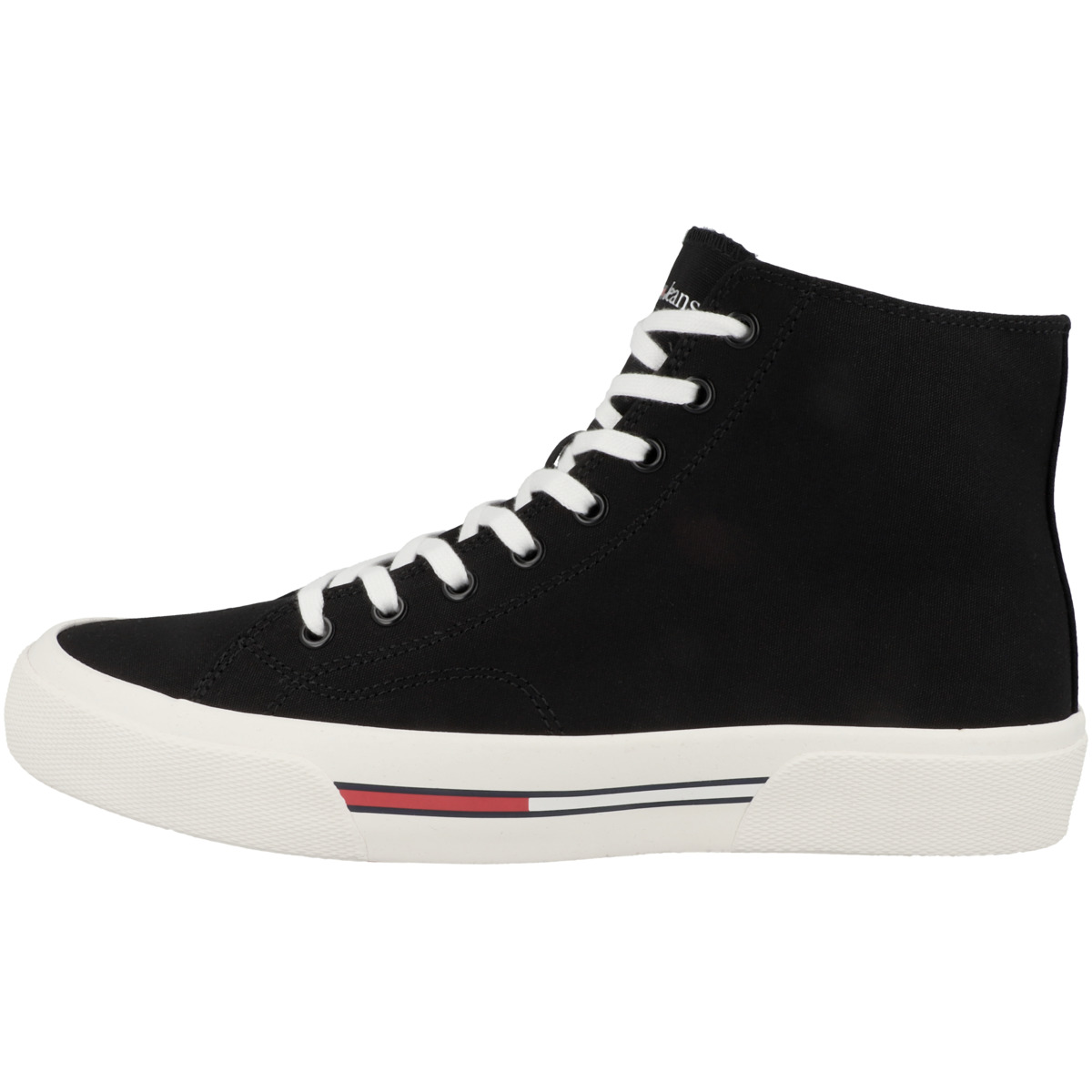 Tommy Hilfiger Tommy Jeans Mid Canvas Color Sneaker mid schwarz