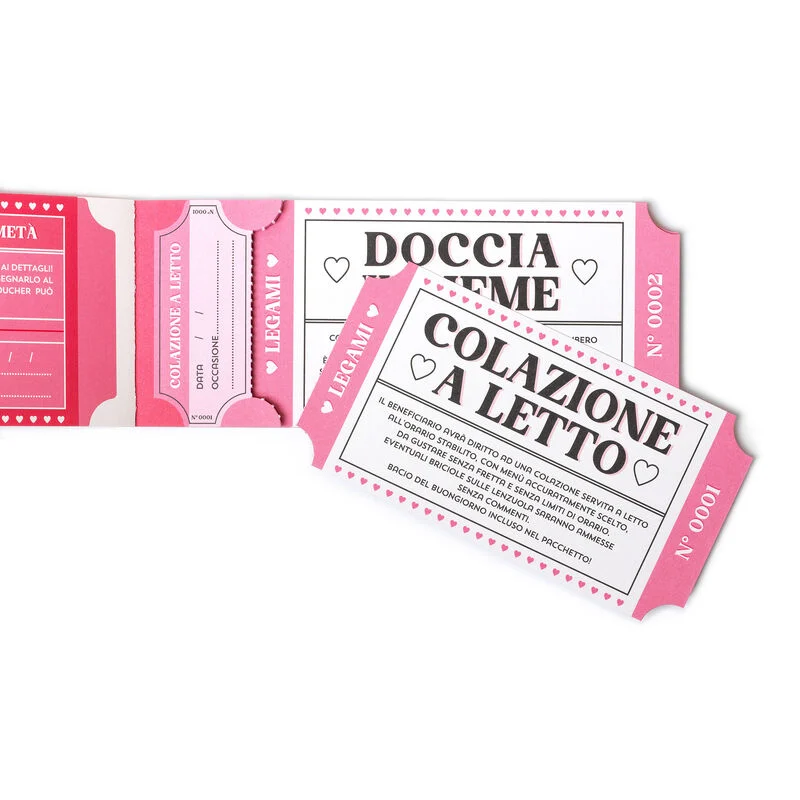 Bloc de 24 cupones - Italiano