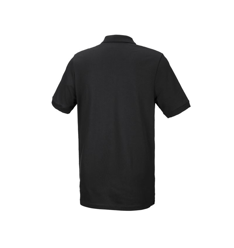e.s. Piqué-Polo cotton stretch, long fit