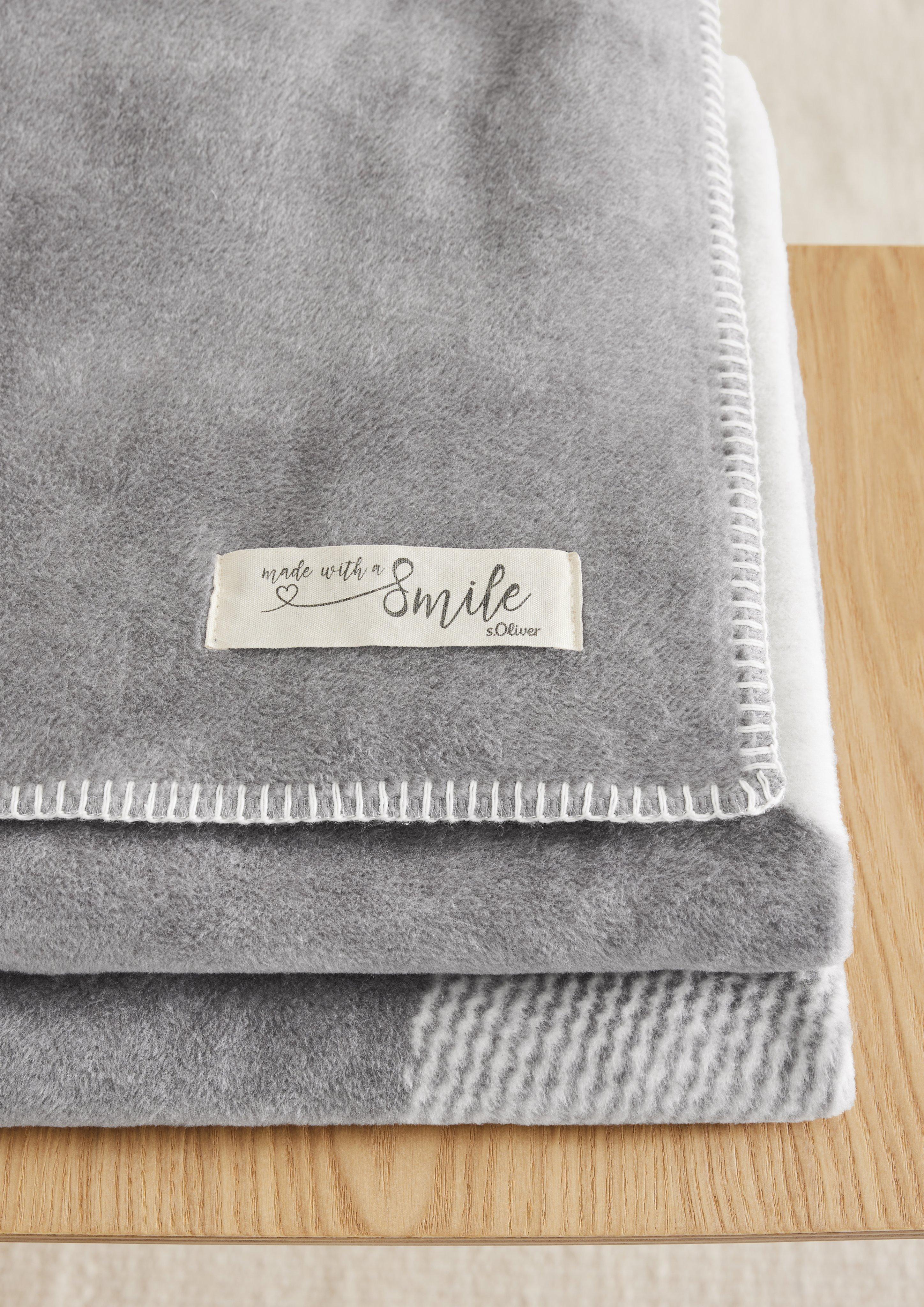 Kuschelige Decke aus Jacquard  6009331-800