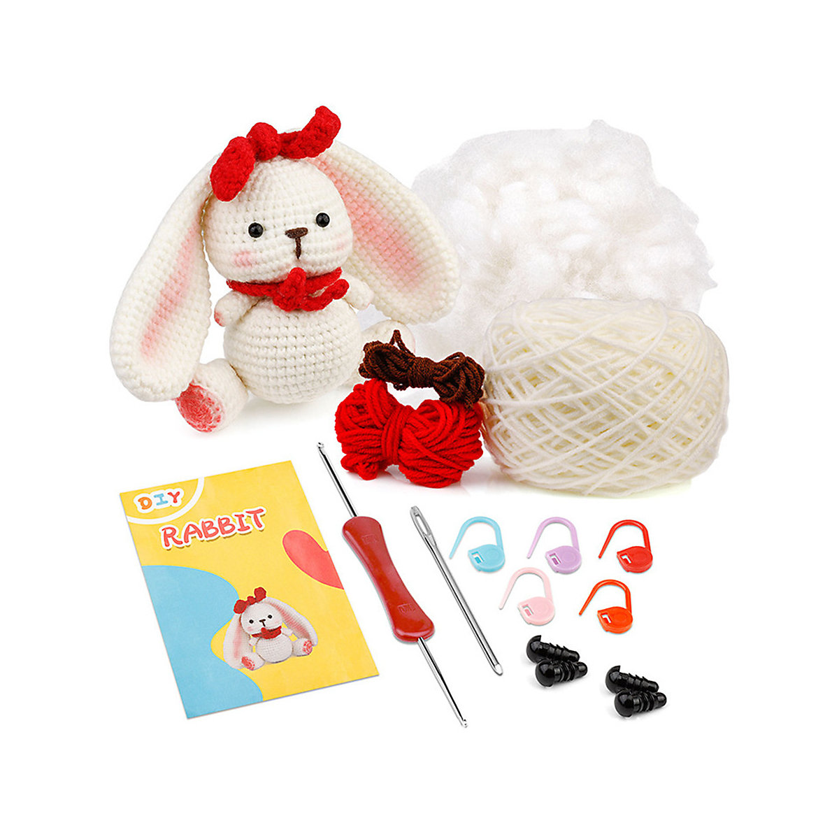 Hase Kaninchen Häkelset für Anfänger Erwachsene und Kinder Häkelsets für Kinder