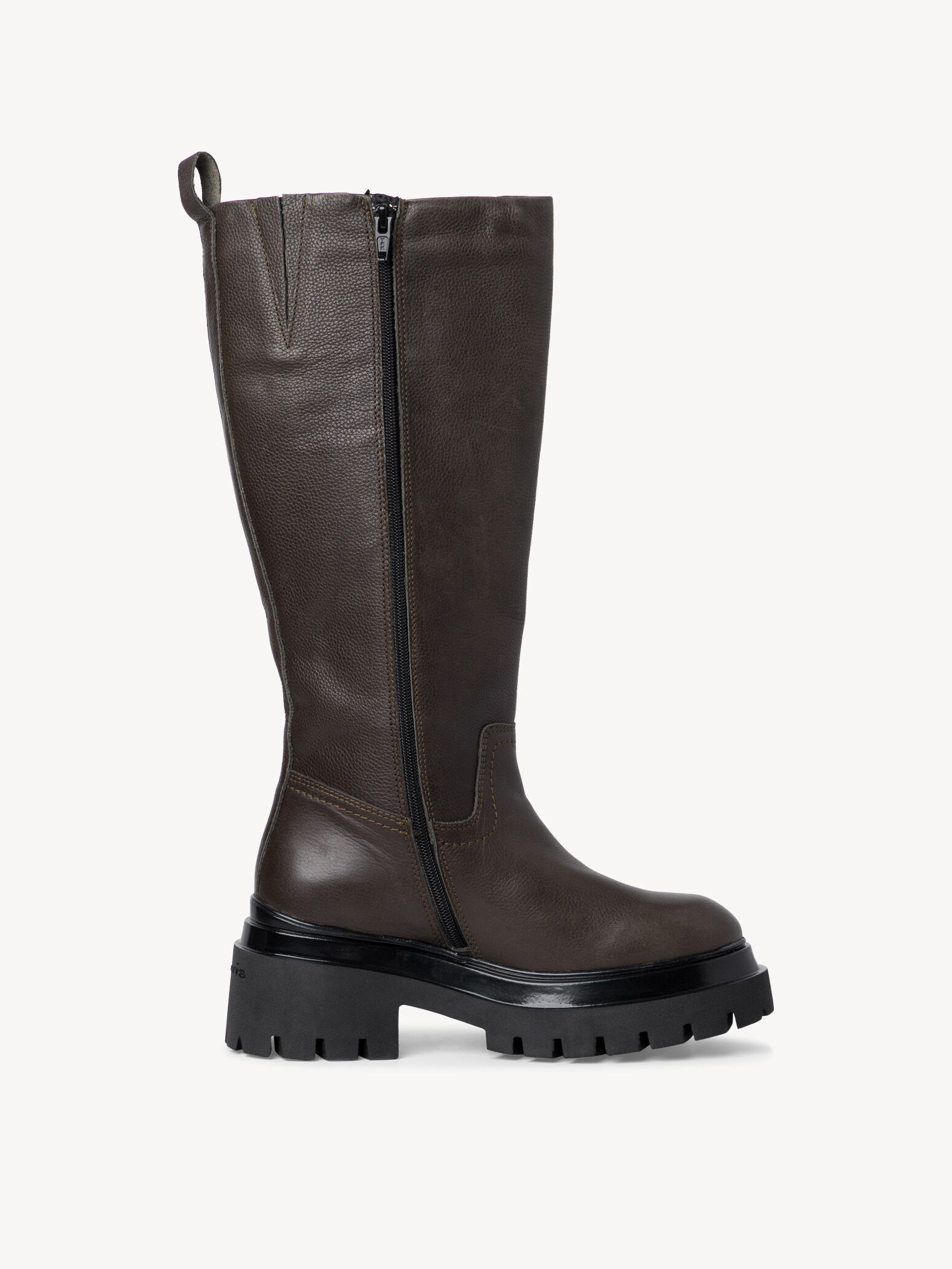 Bottes en cuir - vert