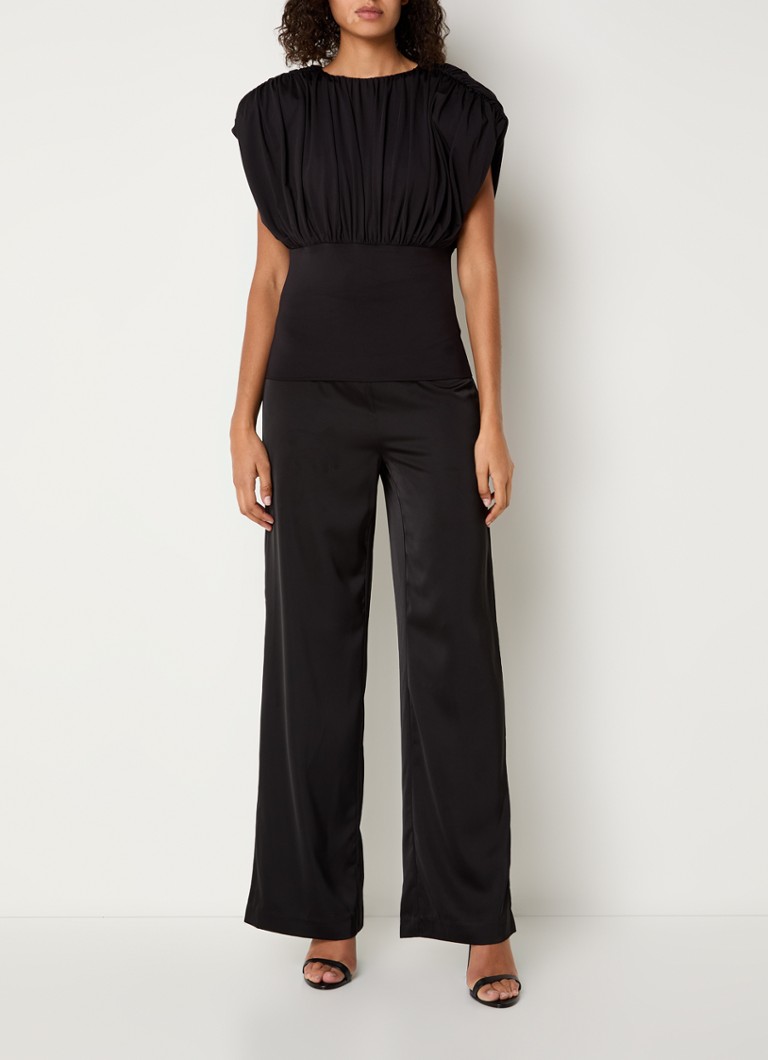 Top Cattia Co'Couture cu detalii plisate