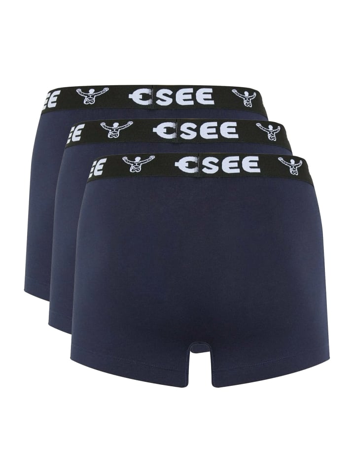 Chiemsee Boxershorts Boxer Trunks 3P in Navy günstig kaufen