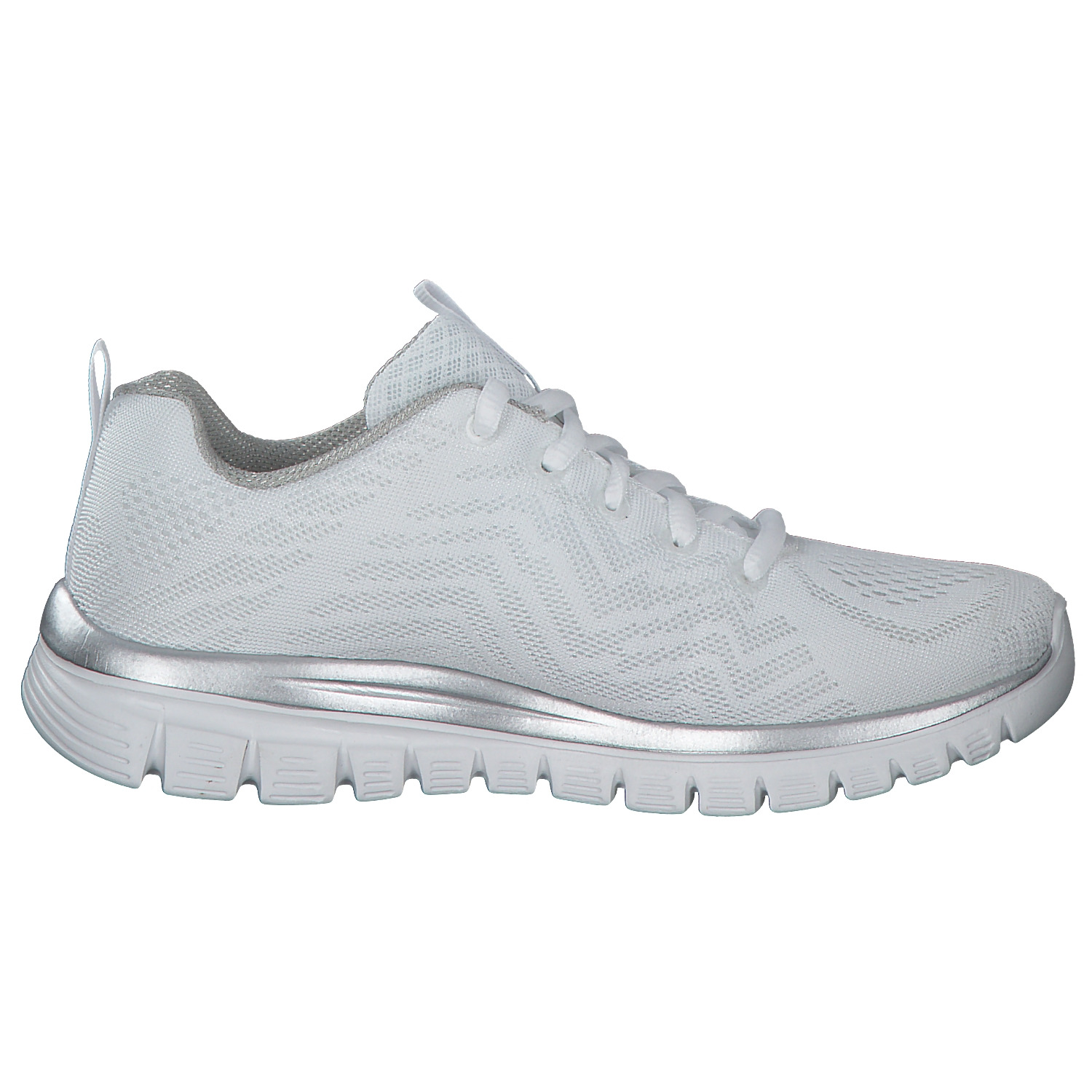 Skechers 12615, Sneakers Low, Damen, Weiß
